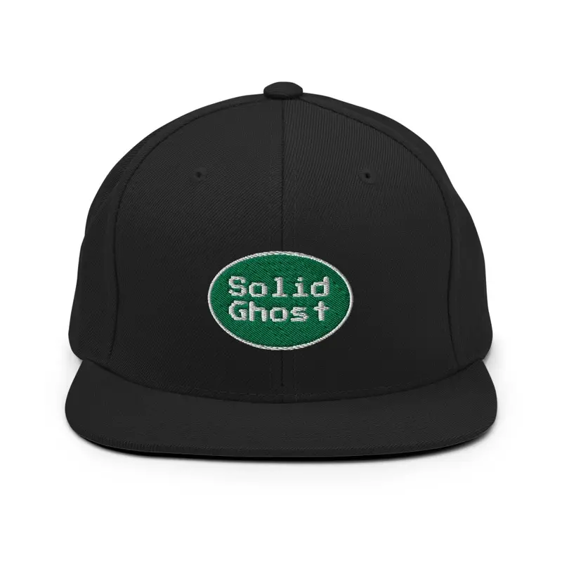 Solid Ghost 8-bit Logo Hat