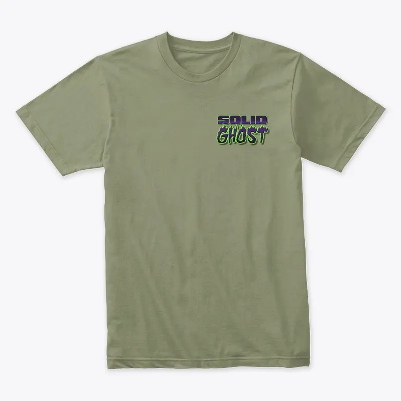 Solid Ghost Premium Purple Logo Tees