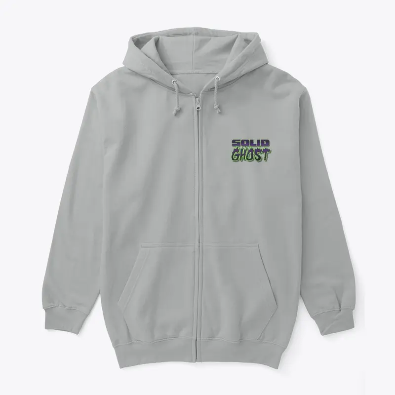 Solid Ghost Purple Logo Hoodie